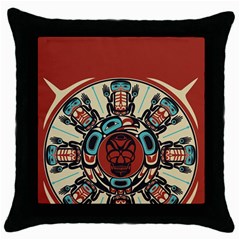 Skull Grateful Dead Phone Gratefuldead Throw Pillow Case (black) by Sarkoni