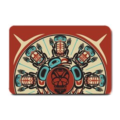 Skull Grateful Dead Phone Gratefuldead Small Doormat by Sarkoni