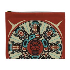 Skull Grateful Dead Phone Gratefuldead Cosmetic Bag (xl) by Sarkoni