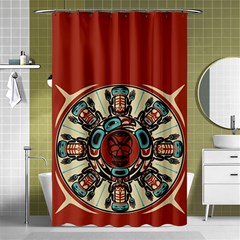 Skull Grateful Dead Phone Gratefuldead Shower Curtain 48  X 72  (small)  by Sarkoni