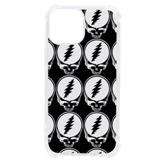 Black And White Deadhead Grateful Dead Steal Your Face Pattern Iphone 13 Mini Tpu Uv Print Case by Sarkoni