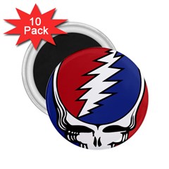 Grateful Dead 2 25  Magnets (10 Pack)  by Sarkoni