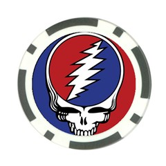 Grateful Dead Poker Chip Card Guard (10 Pack) by Sarkoni