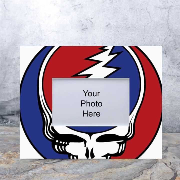 Grateful Dead White Tabletop Photo Frame 4 x6 