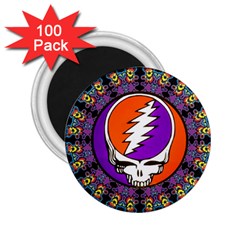 Gratefuldead Grateful Dead Pattern 2 25  Magnets (100 Pack)  by Sarkoni