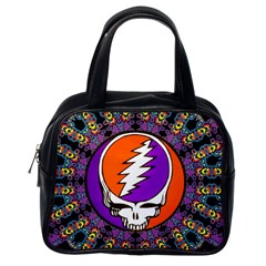 Gratefuldead Grateful Dead Pattern Classic Handbag (one Side) by Sarkoni