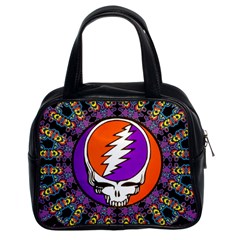 Gratefuldead Grateful Dead Pattern Classic Handbag (two Sides) by Sarkoni