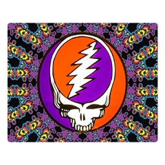 Gratefuldead Grateful Dead Pattern Premium Plush Fleece Blanket (large) by Sarkoni