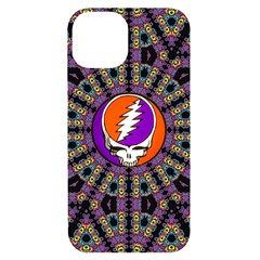 Gratefuldead Grateful Dead Pattern Iphone 14 Black Uv Print Case by Sarkoni