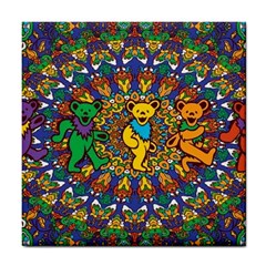 Grateful Dead Pattern Tile Coaster