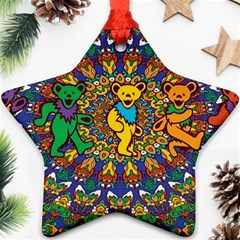 Grateful Dead Pattern Ornament (Star)