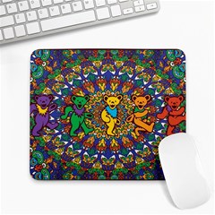 Grateful Dead Pattern Large Mousepad