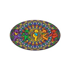 Grateful Dead Pattern Sticker (Oval)