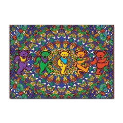 Grateful Dead Pattern Sticker A4 (100 Pack) by Sarkoni