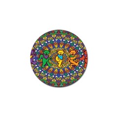 Grateful Dead Pattern Golf Ball Marker