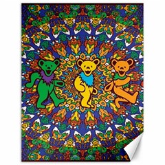 Grateful Dead Pattern Canvas 12  x 16 