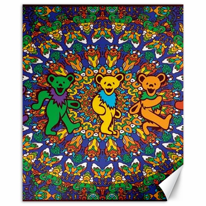 Grateful Dead Pattern Canvas 16  x 20 