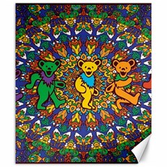 Grateful Dead Pattern Canvas 20  x 24 