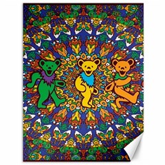 Grateful Dead Pattern Canvas 36  x 48 