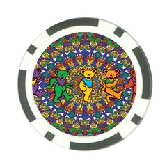 Grateful Dead Pattern Poker Chip Card Guard (10 pack)