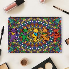 Grateful Dead Pattern Cosmetic Bag (Large)