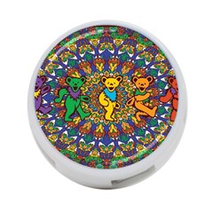 Grateful Dead Pattern 4-Port USB Hub (Two Sides)