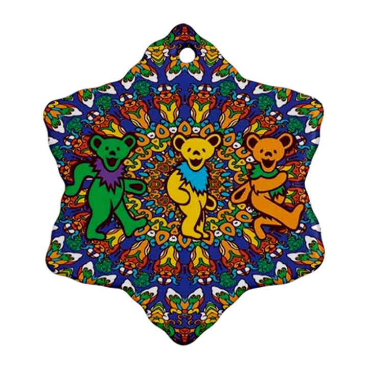 Grateful Dead Pattern Ornament (Snowflake)