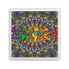 Grateful Dead Pattern Memory Card Reader (Square)