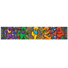 Grateful Dead Pattern Large Premium Plush Fleece Scarf 