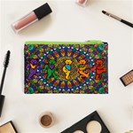 Grateful Dead Pattern Cosmetic Bag (XS) Back