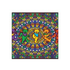 Grateful Dead Pattern Satin Bandana Scarf 22  x 22 