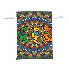 Grateful Dead Pattern Lightweight Drawstring Pouch (L)