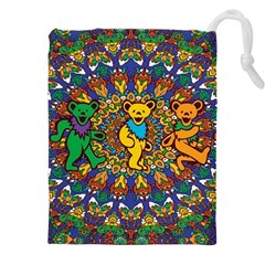 Grateful Dead Pattern Drawstring Pouch (5XL)