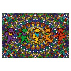 Grateful Dead Pattern Banner and Sign 6  x 4 