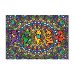 Grateful Dead Pattern Crystal Sticker (A4)