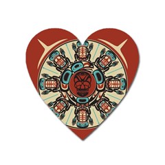 Grateful-dead-pacific-northwest-cover Heart Magnet by Sarkoni