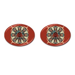 Grateful-dead-pacific-northwest-cover Cufflinks (oval) by Sarkoni