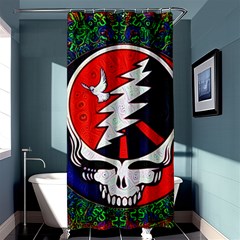 Grateful Dead - Shower Curtain 36  X 72  (stall)  by Sarkoni