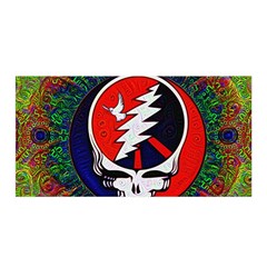 Grateful Dead - Satin Wrap 35  X 70  by Sarkoni