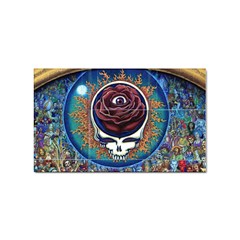 Grateful-dead-ahead-of-their-time Sticker (rectangular) by Sarkoni