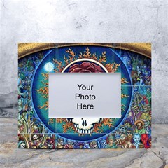 Grateful-dead-ahead-of-their-time White Tabletop Photo Frame 4 x6  by Sarkoni