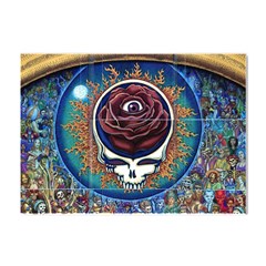 Grateful-dead-ahead-of-their-time Crystal Sticker (a4) by Sarkoni