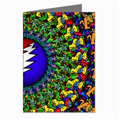 Grateful Dead Greeting Cards (pkg Of 8) by Sarkoni