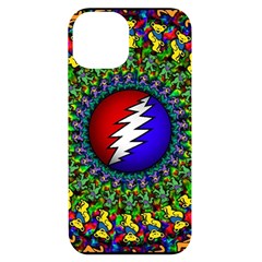 Grateful Dead Iphone 14 Black Uv Print Case by Sarkoni