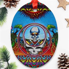 Grateful Dead Wallpapers Ornament (Oval)