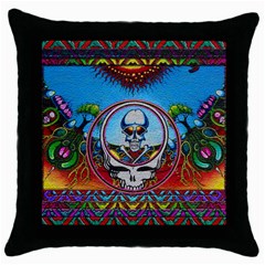 Grateful Dead Wallpapers Throw Pillow Case (Black)