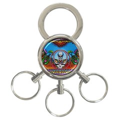 Grateful Dead Wallpapers 3-ring Key Chain by Sarkoni