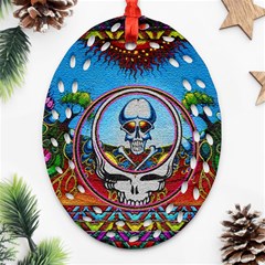 Grateful Dead Wallpapers Oval Filigree Ornament (Two Sides)