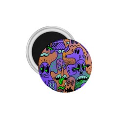 Trippy Aesthetic Halloween 1 75  Magnets by Sarkoni