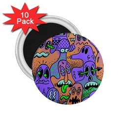 Trippy Aesthetic Halloween 2 25  Magnets (10 Pack)  by Sarkoni